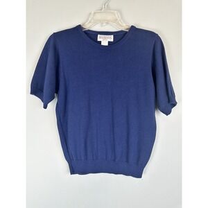 Vintage Sophisticate Pendleton Short Sleeve Made in USA Shirt Size Petite Large